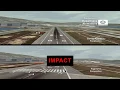 Asiana Airlines flight 214 Pilot View Animation
