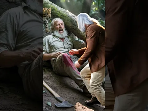 A baby cheetah saved the life of an old man.