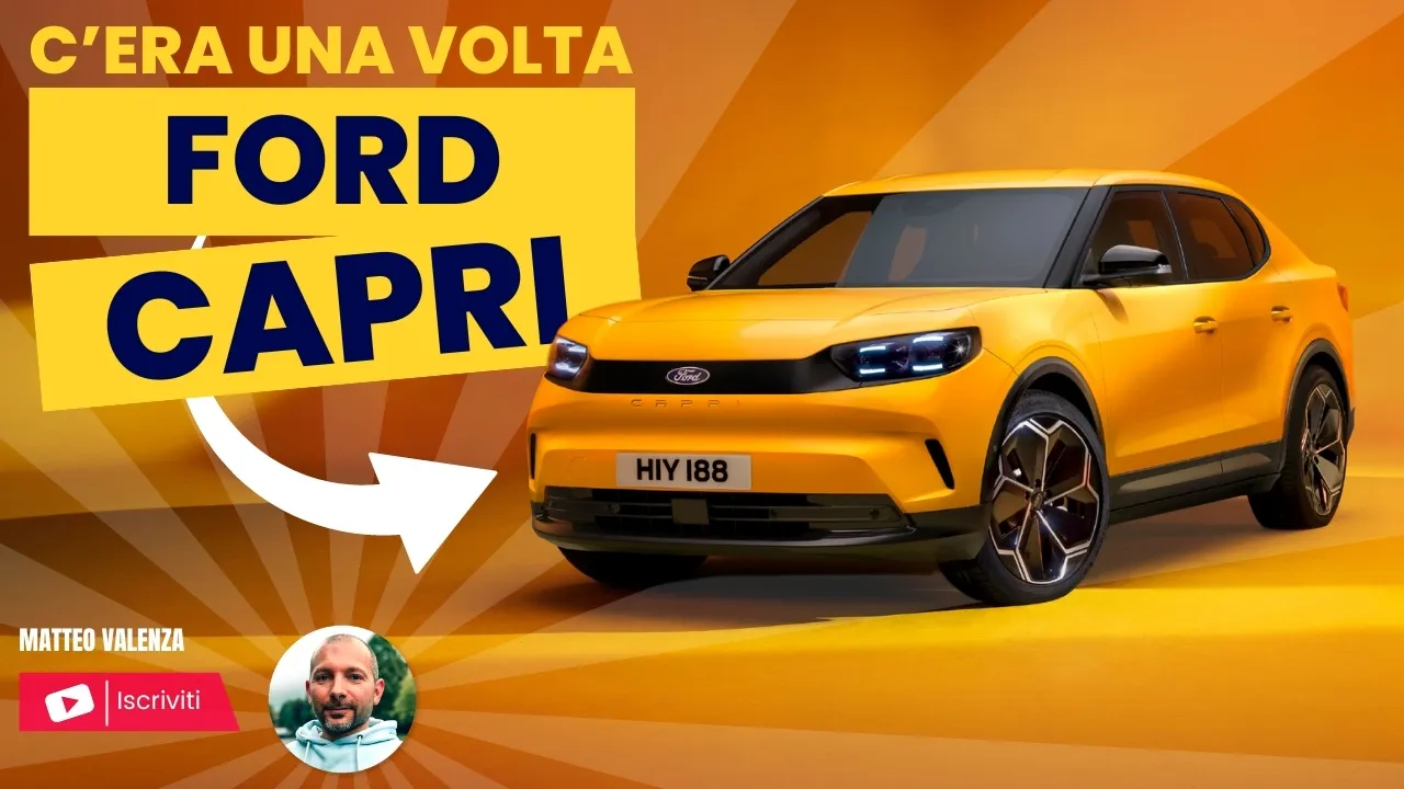 Ford Capri elettrica, primo contatto tra aerodinamica e piattaforma MEB