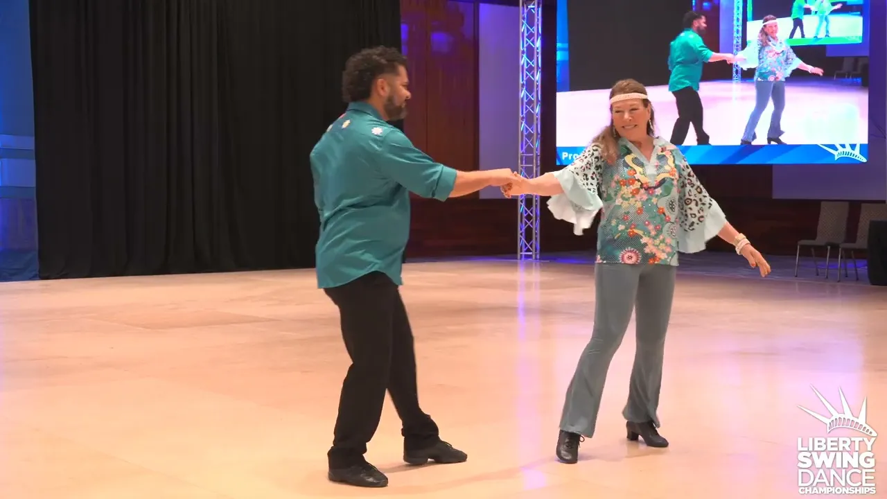 Liberty Swing 2026 Pro Am Sophisticated Routine Kim Salvesen with Derek Leyva   4K