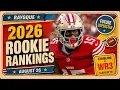 2026 Dynasty Rookie Rankings UPDATE Biggest Risers Fallers Preseason Shakeups