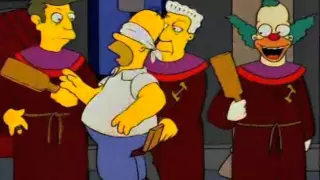 The Paddling Of The Swollen Ass With Paddles The Simpsons