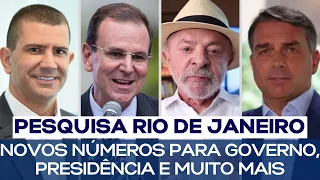 PESQUISA RIO DE JANEIRO: NOVOS NÚMEROS PARA GOVERNO, PRESIDÊNCIA E MUITO MAIS