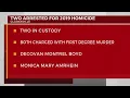 Arrests made in 2019 Clarksville homicide case