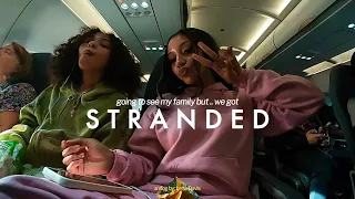 Travel Vlog Going To See My Family BUT We Got STRANDED At The Airport