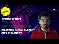 S1 Insertion Inserting a new element into the array Data Structure 01 English