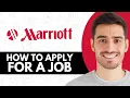 How To Apply For A Marriott Job - Step by Step