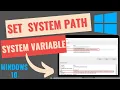 Set Path in windows 10 Environment variable System Path Java Python