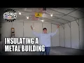 How To Insulate A Metal Building Double Bubble Foil Insulation