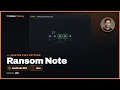 Ransom Note - LeetCode 383 Sorting Scanning Java