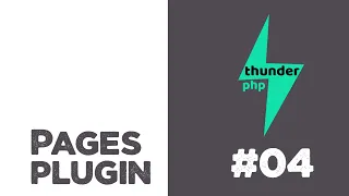 Pages plugin for thunderPHP Framework Add page UI Quick programming tutorial