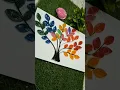Easy quilling paper tree