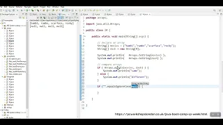 Java Basics Arrays 6 How to compare two arrays