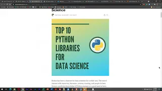Data Analytics 1 - Unit 10 Overview of Python Libraries