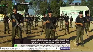 جولة للجزيرة مياشر في أحد مخيمات طلائع التحرير التي تنظمها كتائب القسام 