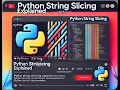 Mastering String Slicing in Python Python for Beginners Full Tutorial with Examples