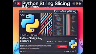 Mastering String Slicing in Python Python for Beginners Full Tutorial with Examples