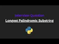 Longest Palindromic Substring - Leetcode 5