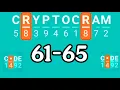 CRYPTOGRAM level 61 62 63 64 65