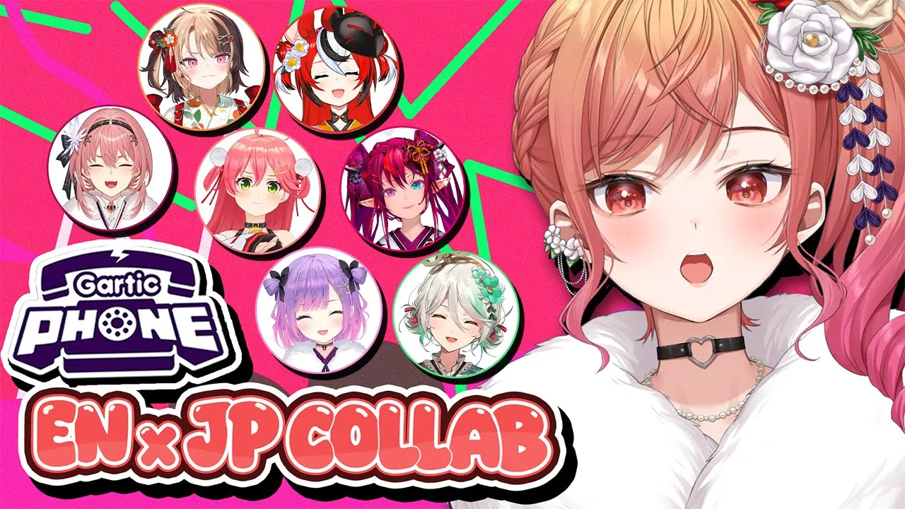 【EN×JP Collab】はちゃめちゃGartic Phone【一条莉々華/hololive DEV IS　ReGLOSS】