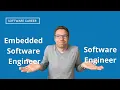 Difference between an Embedded Software Engineer and a Software Engineer