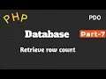 count total records of select query result count PDO