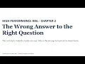 Chapter 2 The wrong answer to the right question