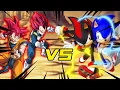Sonic and Shadow Archie vs Goku and Vegeta Sprite Animation feat RipBurnt