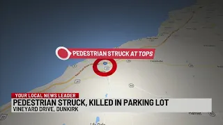 Dunkirk woman dead after being struck by vehicle in Tops parking lot
