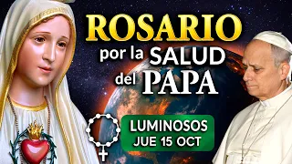 🙏ROSARIO por la SALUD del PAPA León XIV - Jueves 15 Octubre - Heraldos