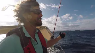 Sailing alone – Sailing a lightning damaged boat with no working electronics – Part 3