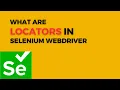 What are different locators in Selenium WebDriver Selenium Java