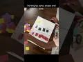 Sorting by color shape and size