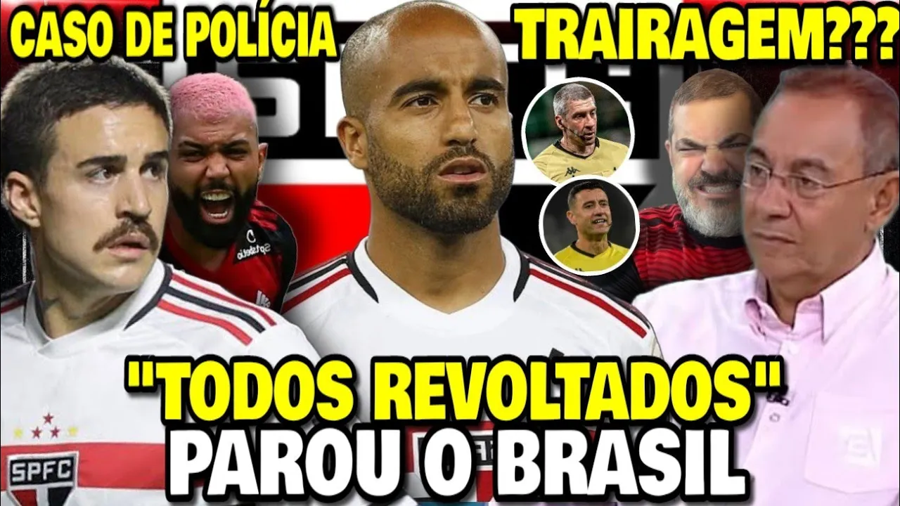 JOGADOR do SPFC foi AMEAÇADO!! •LUCAS MOURA TRAÍRA? •Flamenguista REVOLTADO
