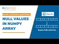 Remove rows with Null values in Numpy Array - Python Numpy Tutorial