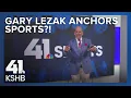 Gary Lezak anchors sports for the first time ever