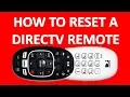 How To Reset DirecTV Remote Genie Code 981