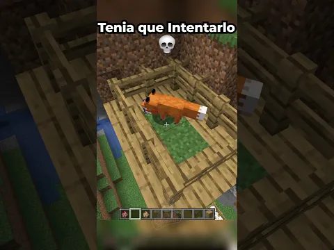 Tenia que intentarlo 🤣 #minecraft
