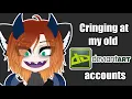Cringing at my old DeviantArt Accounts