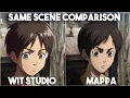 Download Lagu MAPPA vs Wit Studio Animation Comparison with same scene of Attack on Titan | Shingeki No Kyojin
