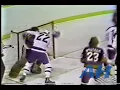 NHL Apr 27 1978 Dave Williams TOR v Billy Smith NYI HL Toronto Maple Leafs New York Islanders