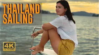 Sailing Away On A Catamaran! Thailand in 4k. EP2