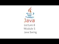lecture 8 module 5 java swing