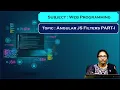 LEC19 Web Programming Angular JS Filters PART-I By Mrs G Sowmya