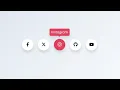 Social Media Icons with Hover Effects Using HTML CSS Full Tutorial