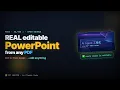 This Free Tool Makes REAL Editable PowerPoint From Any Doc PPT Master