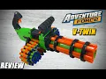 Adventure Force Toy Guns V-Twin Gatling Blaster Review 2019