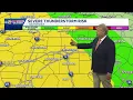 Severe storm risks for the Weekend More heat and humidity