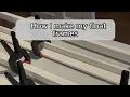 How I make my own float frames for canvases