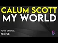 Download Lagu Calum Scott - My World - Karaoke Instrumental